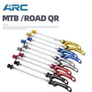 ARC 자전거 꼬치 합금 CNC 퀵 릴리스 전면 100mm 후면 도로 MTB 마운틴 QR 액슬 허브 부품