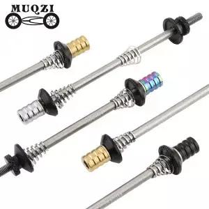 MUQZI 티타늄 퀵릴리즈 꼬치 허브 레버 액슬 74mm