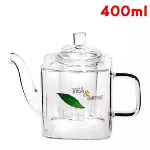 티포트 유리 400ml 네모 필터주전자