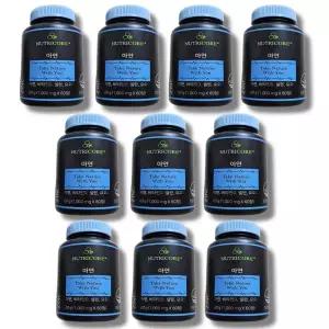 뉴트리코어 아연 영양제 1000mg x 60정 10박스