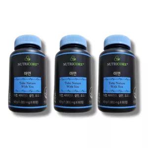 뉴트리코어 아연 영양제 1000mg x 60정 3박스