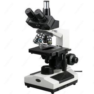 AmScope 의사 수의과 클리닉 삼안 생물 화합물 현미경, 40X-2500X, 또는 모스크바에서
