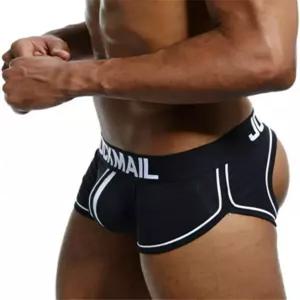 JOCKMAIL 남성 오픈 속옷 복서 반바지 면 백리스