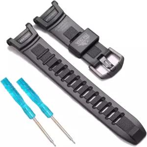 PRG-130 PRW-1500 남성 스포츠 손목 밴드와 호환되는 RCNZWQB 고무 시계