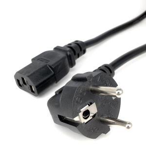 PC 컴퓨터 모니터 PSU 앤트마이너 프린터 LG TV용 EU 전원 케이블, 유로 IEC C13 AC 연장 코드, 1.2m, 3*0.