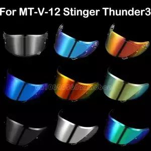 MT-V-12 헬멧 쉴드용 바이저 스팅어 및 교체 부품용 THUNDER 3 3SV