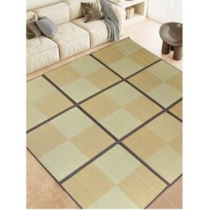 화문석 왕골 매트 고풍스런 모델 120cmx180cm 제사 130x195cm 6그리드