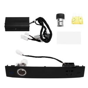 A86Q-전압계 충전기 로커 스위치 Toyota Land Cruiser 200 LC200 2008-2015 자동차 뒷좌석 용 다기능 USB