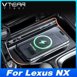 렉서스 NX 350h (2022-2024) 무선 차량 충전기 - 고속 모바일 폰 패널 어댑터 | 자동차 개조 액세서리