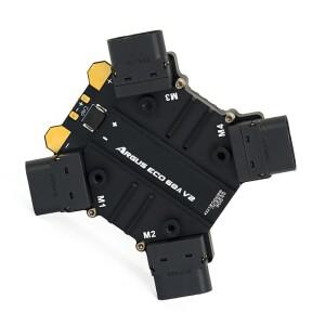 그라인더 아르구스 ECO 60A ESC 플러그 포함 빠른 분해 + FPV 프리스타일 드론 DIY 부품용 CNC 6S