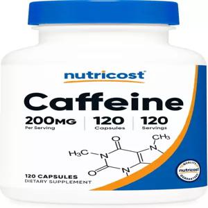 뉴트트 카페인 알약 200mg 120캡슐 텐 프리 비GMO