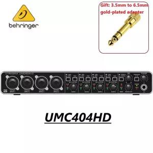 BEHRINGER 마이크 앰프 라이브 레코딩 외장 사운드 카드 USB 오디오 인터페이스 UMC202HD UMC204HD UMC404H