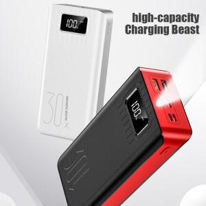 50000mAh 파워뱅크 휴대용 충전기 모바일폰 외장 배터리 샤오미 미용