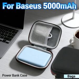 베이스어스 5000mAh 마그네틱 보조배터리용 여행 케이스, 보호 휴대용 가방, 방진, 스크래치 방지