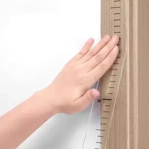 벽면 문 부착 아이 키재기 스티커 테이프 눈금 투명 측정 키높이 신장 2미터 시트지