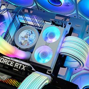 AURA 동기화 PWM 온도 제어 브래킷 모듈 팬 DDR5 메모리 라디에이터 DDR4