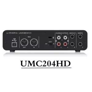 BEHRINGER 마이크 앰프 라이브 레코딩 외장 사운드 카드 USB 오디오 인터페이스 UMC22 UM2 UMC202HD UMC204