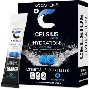 CELSIUS 하이드레이션TM 무설탕 전해질 수분 음료 믹스 (14개 팩)