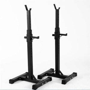 벤치프레스 바벨 거치대 바벨거치대 40kg 블랙 장치 받침대 분리형 스쿼트랙