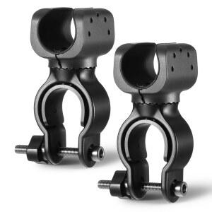 Alrhso 2pcs 지팡이 홀더 워커 휠체어 워커용 유니버설 워킹 스틱 액세서리 부착물 드라이브 롤레이터 전동 스쿠터용