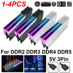 RAM 방열판 라디에이터 5V 3 DDR3 냉각 PC DDR2 조끼 메모리 DD 핀 쿨러