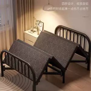 접이식침대프레임 철제 더블 기숙사 폴딩 소프트백 접이식