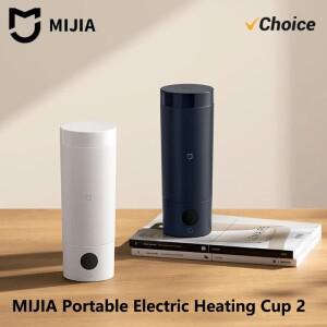 NEW MIJIA 휴대용 전기 주전자 2 텀블러 컵 빠른 물 끓이기 350ml 스마트 온도 조절 보온 여행용 110V-240V
