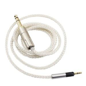 젠하이저 HD598 HD558 HD518 HD598CS HD599 HD579 HD560S HD598SE HD620S HD400PRO HD505 헤드폰 1/4인치 6.35MM 4FT 1.2M에 호환되는 유카무 교체 업그레이드 케이블