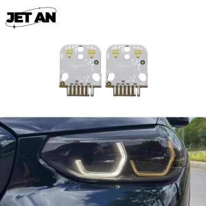 화이트 주간 주행등 DRL 보드, 18-20 BMW X3 G01 X4 G02 적응형 LED 헤드라이트 DRL 63117466107 엔젤 아이