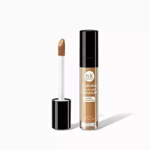 Nicka K York Perfect 다목적 컨실러 풀 커버 매트 마감 고색소 무중력 오래 지속되는 포뮬러 (Cinnamon)
