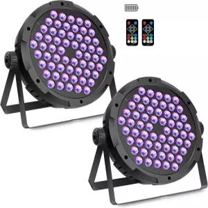 OPPSK 배터리 구동 스테 파 조명 90W 5000mAh RGB 충전식 업라이트 512시간 근무 원격 및 DMX 제어 웨딩