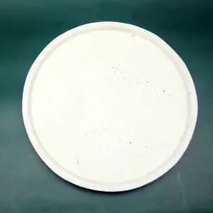 빈티지 시멘트 받침 화이트 내경22cm 지름25cm 인테리어 소품 플랜터