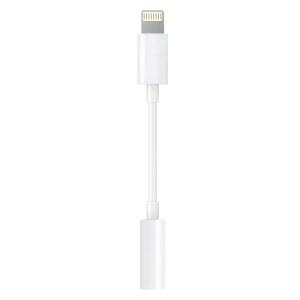 애플호환 MFI 인증 라이트닝 TO 3.5MM 헤드폰 잭 어댑터 - 프리미엄 오디오 품질 및 DAC 칩 아이폰호환 14 / 13 12 11 X 8 7 1 팩(화이트)과 호환 가능