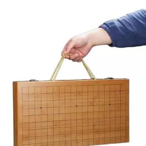 휴대용바둑판 세트 바둑알 바둑판 고방 모조 접이식 원목