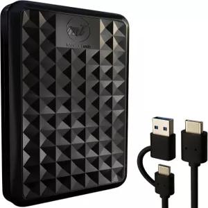ModusTech Facet 500GB 외장 하드 드라이브 휴대용 USB-C/USB 3.1 백업 게임 PC Mac 노트북 PS4 Xbox