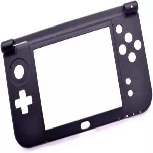 Deal4GO 교체 힌지 부분 하단 미들 쉘 하우징 커버 미드프레임 케이스 닌텐도 뉴 3DS XL/뉴 LL 블랙