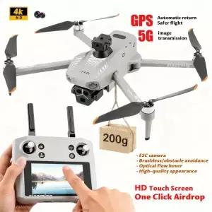 GPS 드론 낚시 45인치 터치스크린 낙하산 투척 긴 비행시간 200g 미끼 적재 HD 가용 카메라 3000M 선물