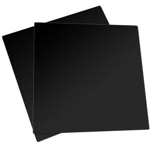 2PCS 실리콘 고무 시트 내열성 견고함 부드러운 마감 12 x 인치 1/8 두께로 DIY 개스킷 씰 바닥재 범퍼 보호 블랙