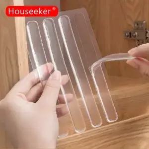 4/8/0pcs 자기 접착 버퍼 패드 실리콘 도어 스톱퍼 캐비닛 범퍼 가구 냉장고 크래시 벽 보호기