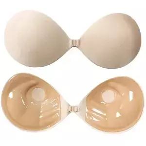 팜은 보 않는 실리콘 브래지어를 밀어 여자 가슴 스티커는 자기 접착 커버 패드 한 Strapless 유방을 들어