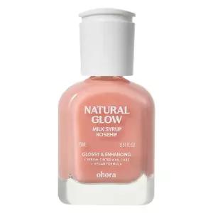 오호라 내추럴 글로우 밀크시럽 네일 강화제 로즈힙 15ml 1개