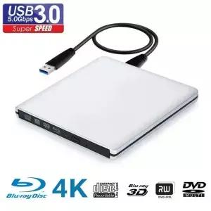 UHD 4K 버너 USB30 외장형 광학 DVD 드라이브 3D 플레이어 BDRE/ROM Windows/MAC OS 호환