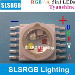 10개/묶음 TYANSHINE RGBW RGBA 4IN1 5IN1 UV 6in1 컬러 TIANXIN LED 램프 led 칩 파 무빙 헤드용)