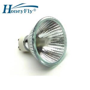 HoneyFly 10개 PAR20 MR20 GU10 할로겐 스포트라이트 75W 220V 램프 전구 +C(64mm) 디밍 가능 따뜻한 흰색
