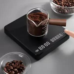 3kg/5kg 전자 커피 저울 방수 패드 LED 디스플레이 USB 밍 가용 홈 액세서리 선물