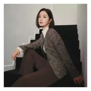 택가 428,000원 올리비아하슬러 모직혼방 라운드 트위드 자켓_OHDWJK204 OHDWJK204 1196465
