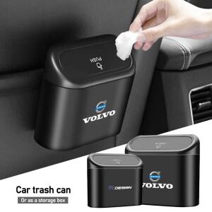 볼보 R디자인 XC90 V60 V70 V90 V40 S80 S60 S90 C30 C70용 차량 쓰레기통 보관함
