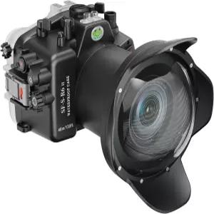 캐논 EOS R6 II와 호환되는 바다 개구리 카메라 하우징 EF 16-35mm 2.8인치 광각 렌즈 방수 IPX8 등급