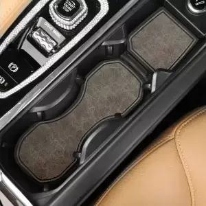 볼보 XC60 워터 컵 매트 S90 S60 V60 V90CC 도어 슬롯 미끄럼 방지 인테리어 수정 제품