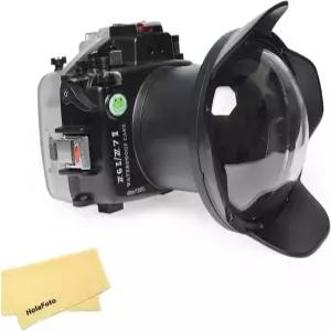 니콘 Z6II 8 WA006A 돔 포트 키트 40M/130FT 방수 케이스 16-35 1.4G 24-70 F2.8 AF-S VR105 F/2.8G 8-15 1